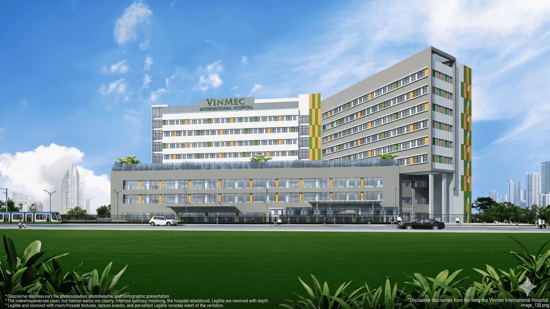 Bệnh viện đa khoa quốc tế Vinmec ngay trong nội khu đảm bảo dịch vụ chăm sóc sức khỏe chất lượng cao cho cư dân.