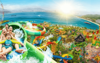 Công viên giải trí VinWonders mang đến thiên đường vui chơi đa dạng với những trò chơi mạo hiểm và không gian lễ hội sôi động cho cư dân.