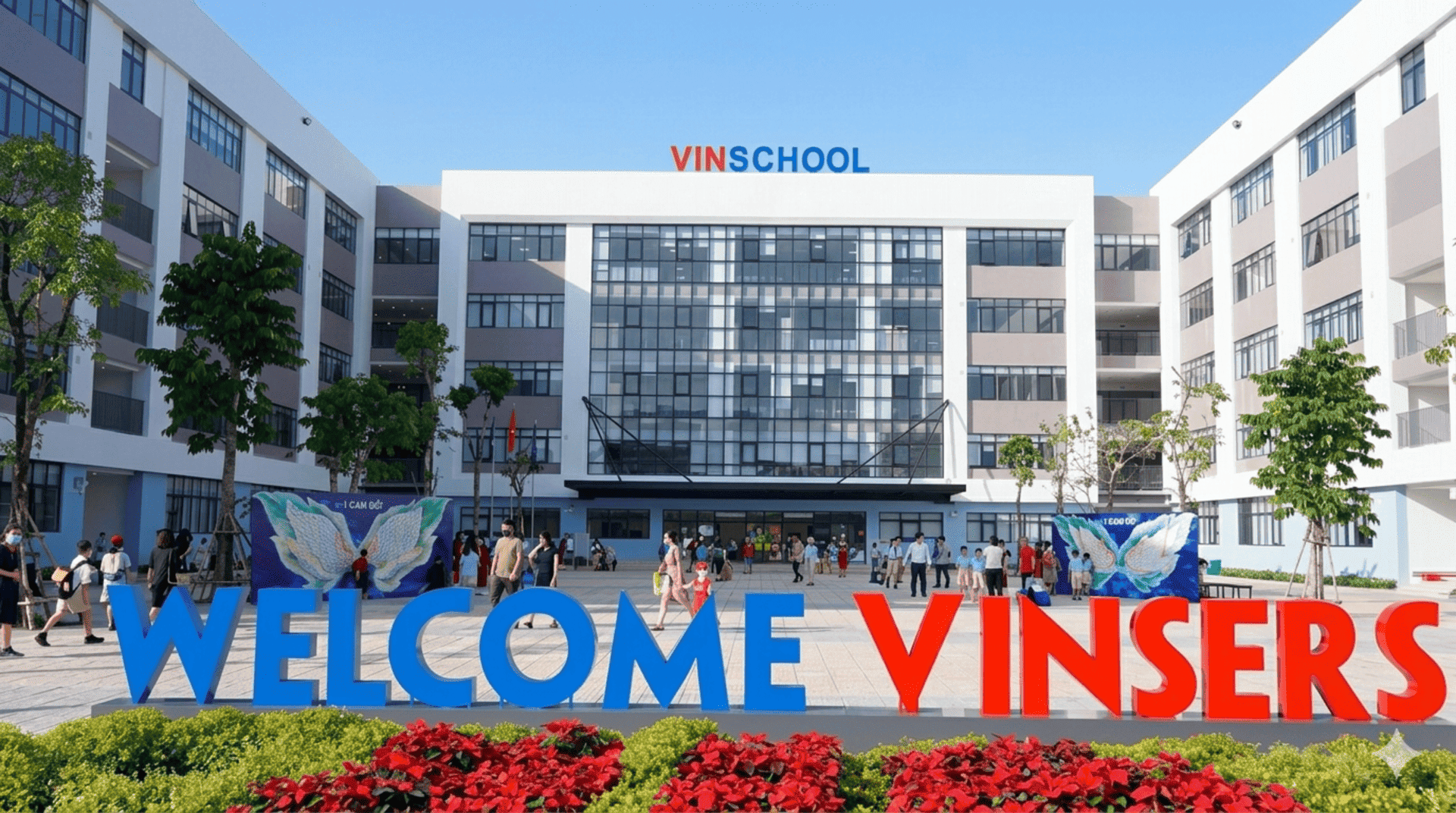 Hệ thống trường học liên cấp Vinschool hiện đại với cơ sở vật chất chuẩn quốc tế, kiến tạo môi trường học tập hoàn hảo cho con trẻ.