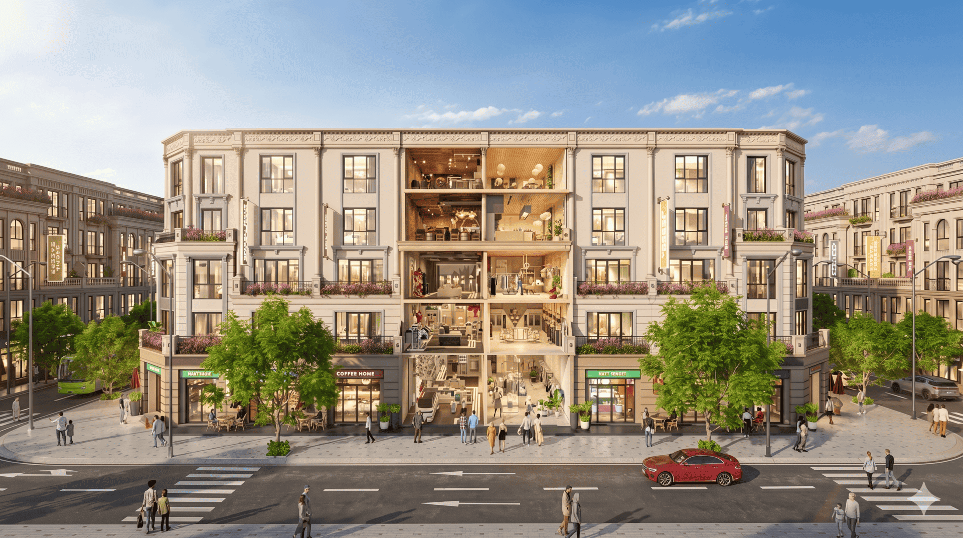 Những dãy shophouse sầm uất tại Vinhomes Global Gate Hạ Long mở ra cơ hội đầu tư sinh lời bền vững cho gia chủ. Happy Home Hóc Môn – “Cú hích” cho giấc mơ an cư và tiêu chuẩn mới của nhà ở xã hội